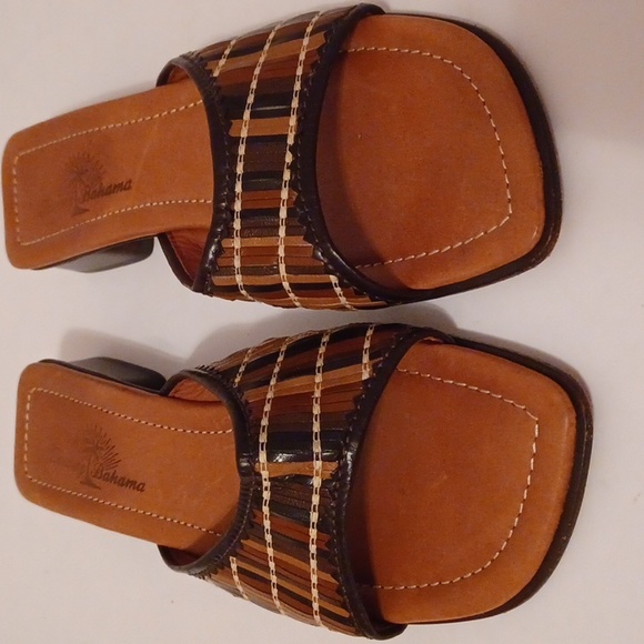 Tommy Bahama Women's Leather Woven Sandals size 6 - Picture 9 of 9